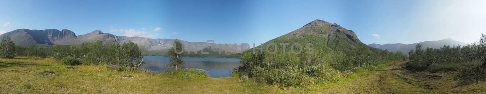 Mountain panorama. Hibiny