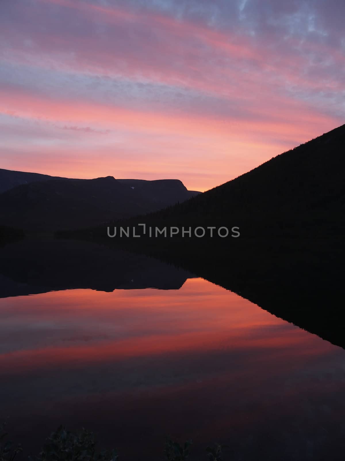 Lake in the mountains