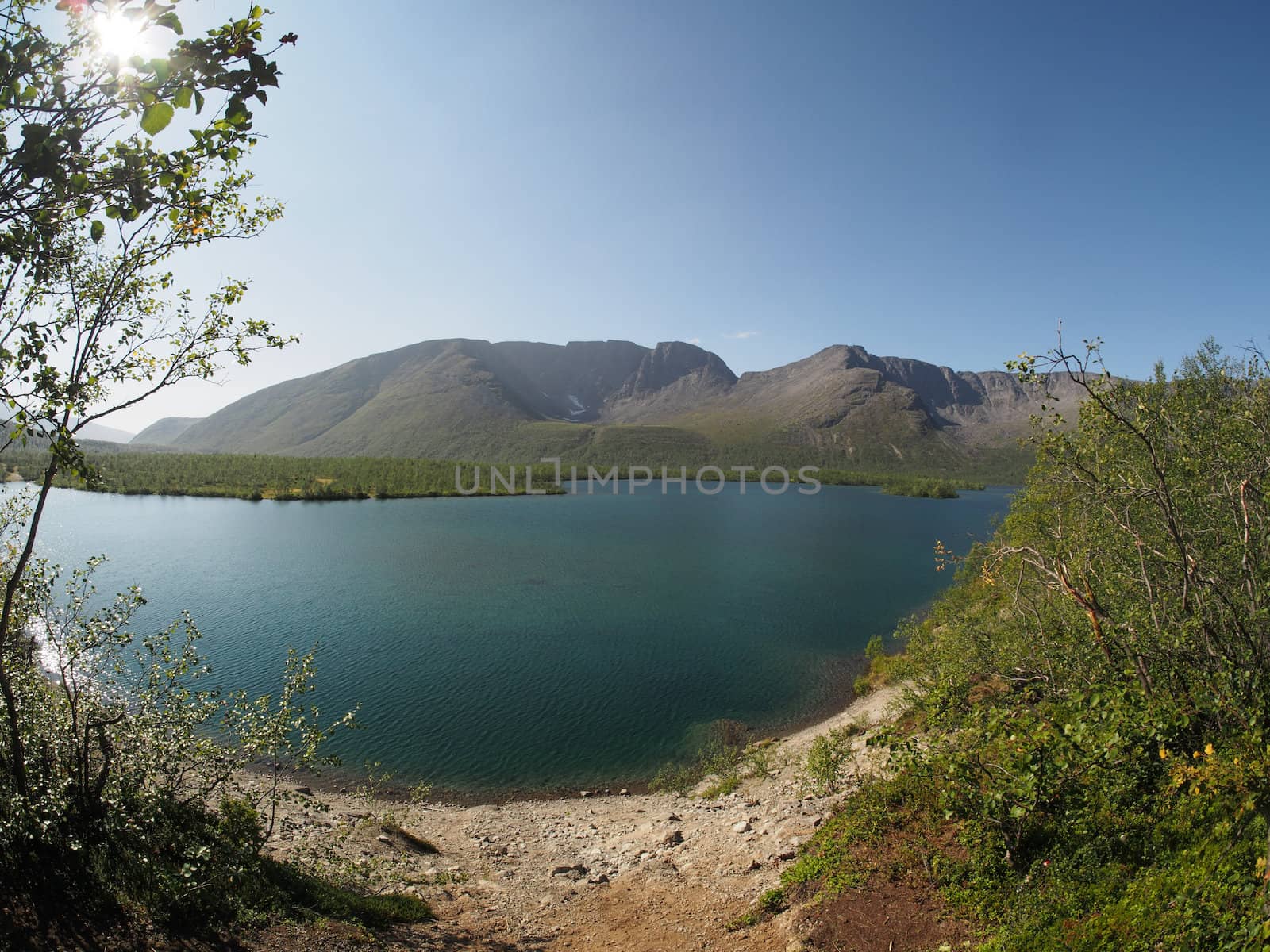 Lake in the mountains