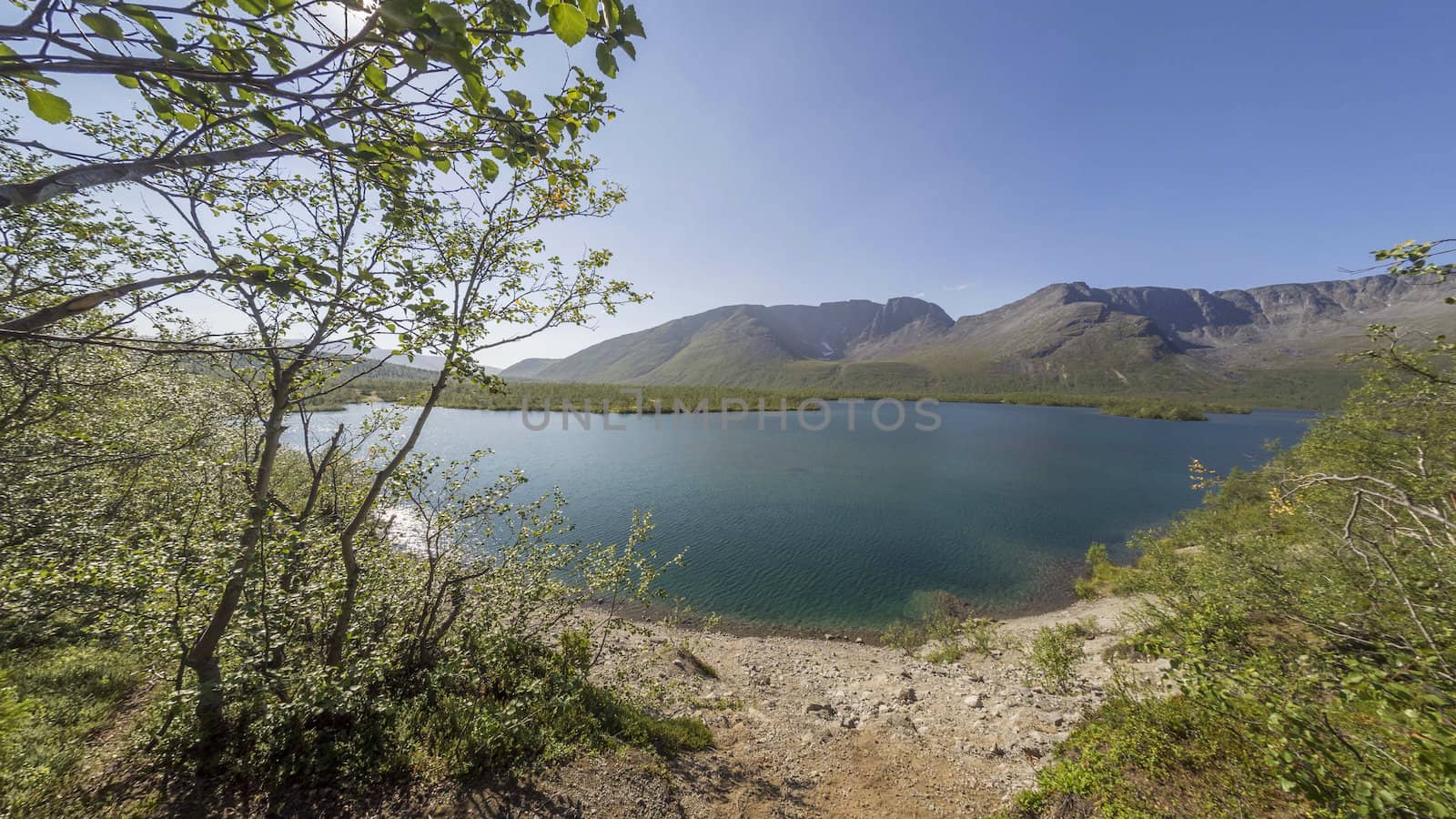 Lake in the mountains