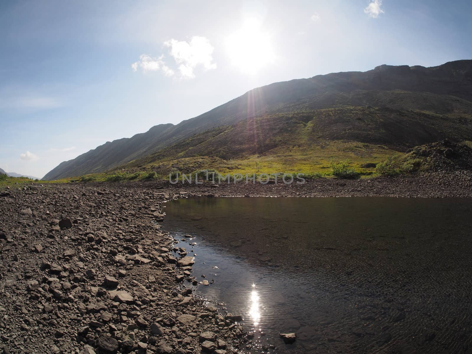Lake in the mountains