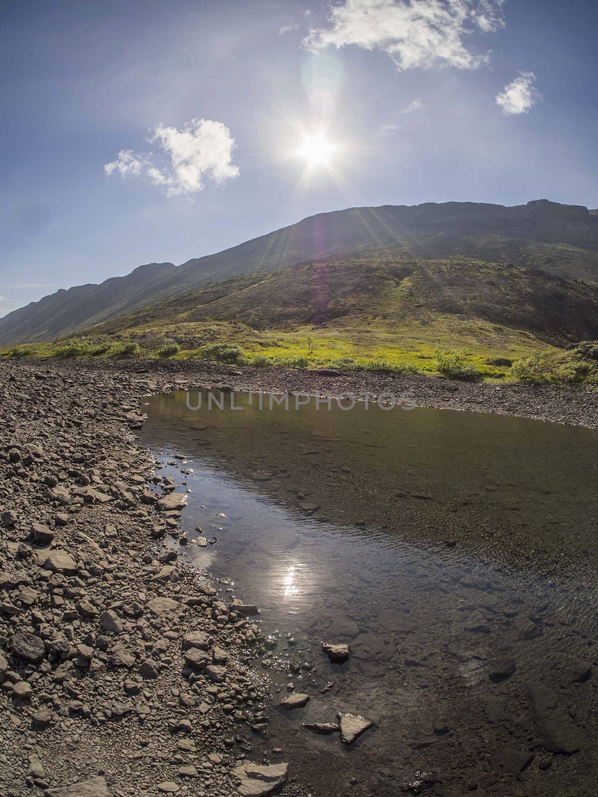 Lake in the mountains