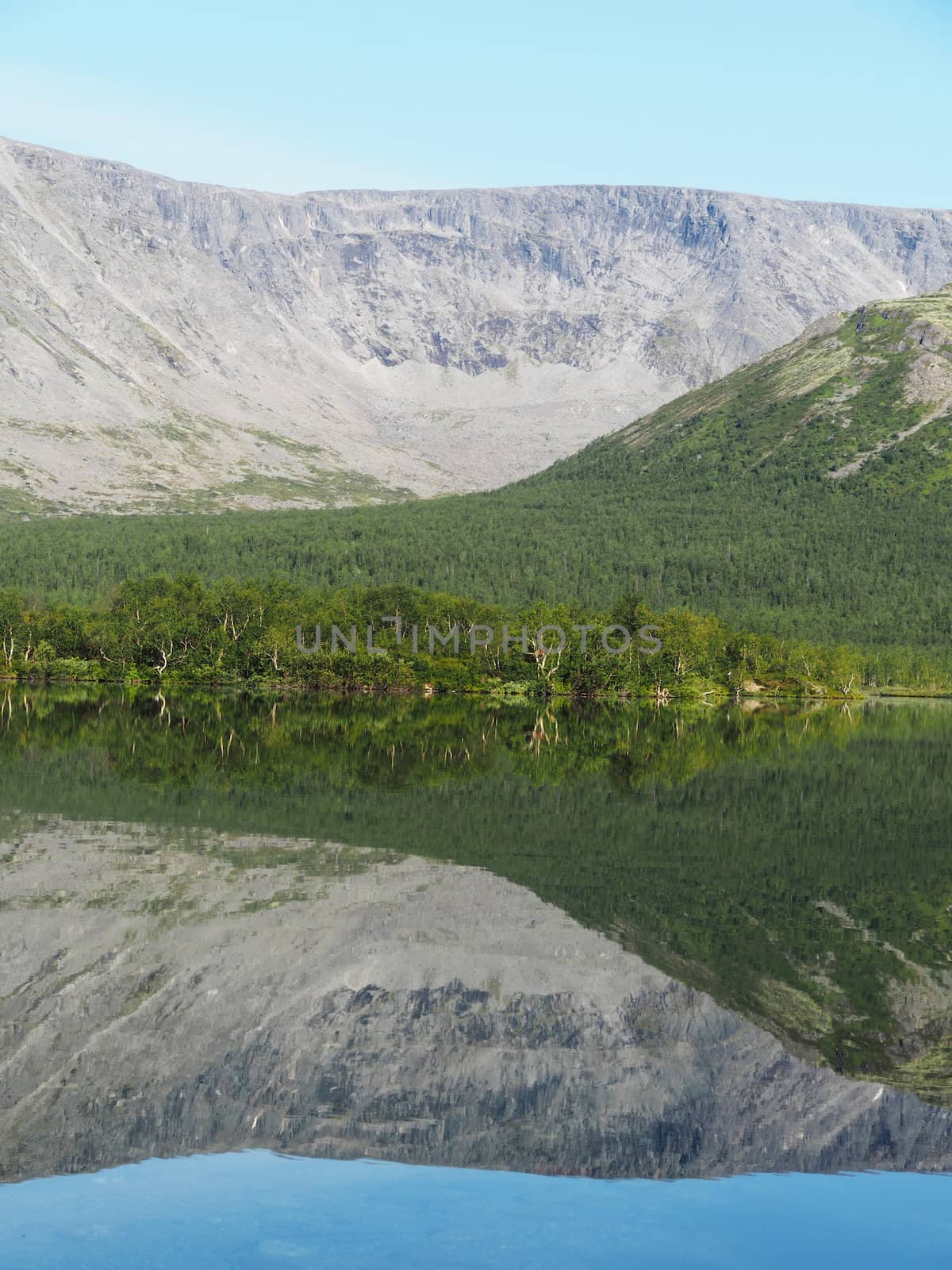 Lake in the mountains