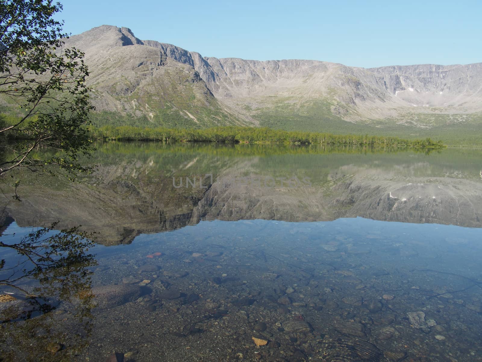 Lake in the mountains