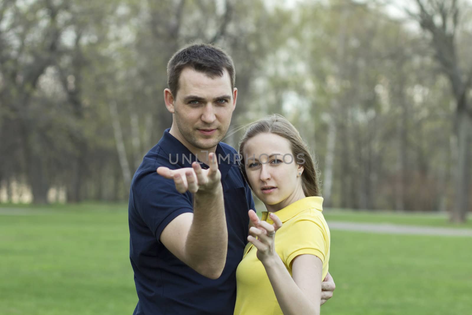 Portrait of a young couple