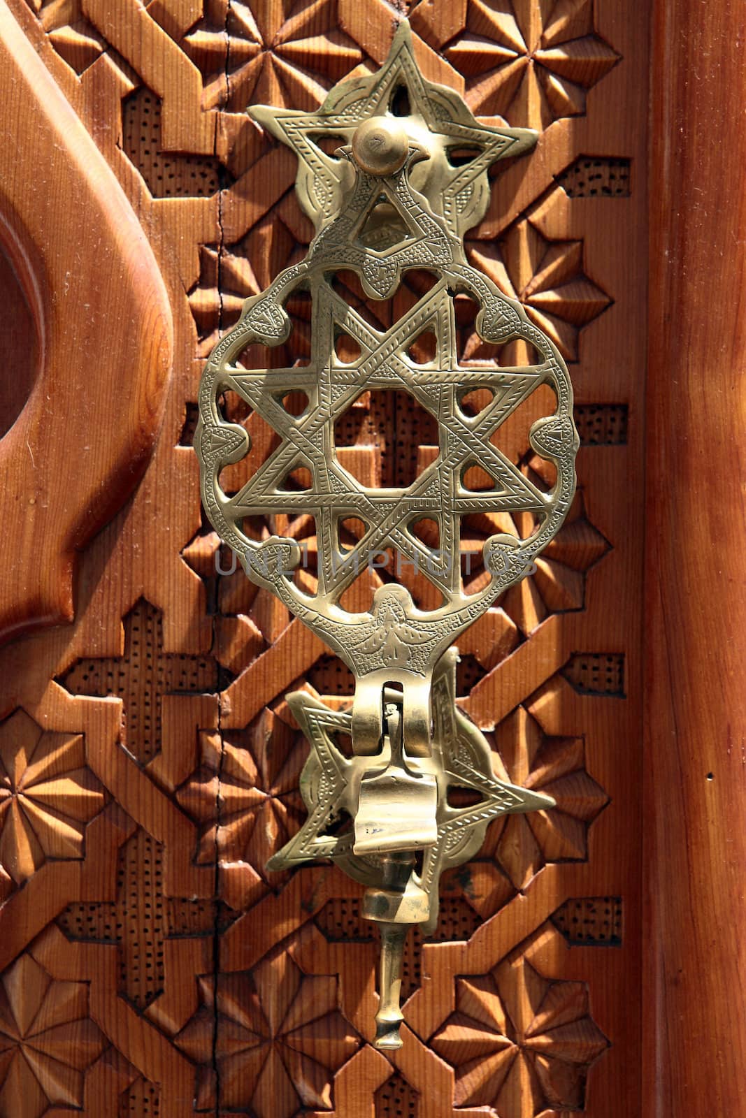 jewish star on a synagogue door