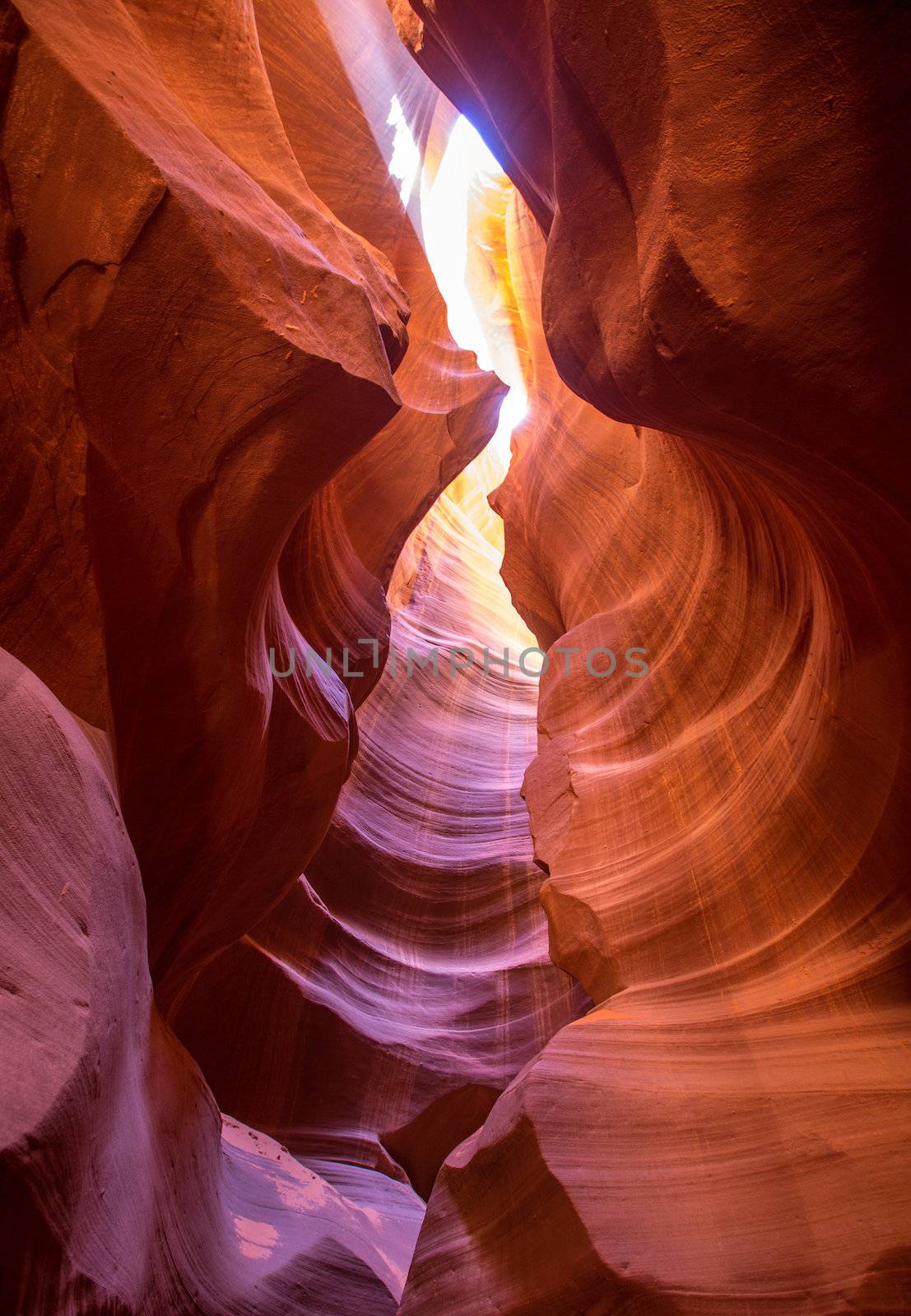 Arizona Antelope Canyon on Navajo land near Page USA