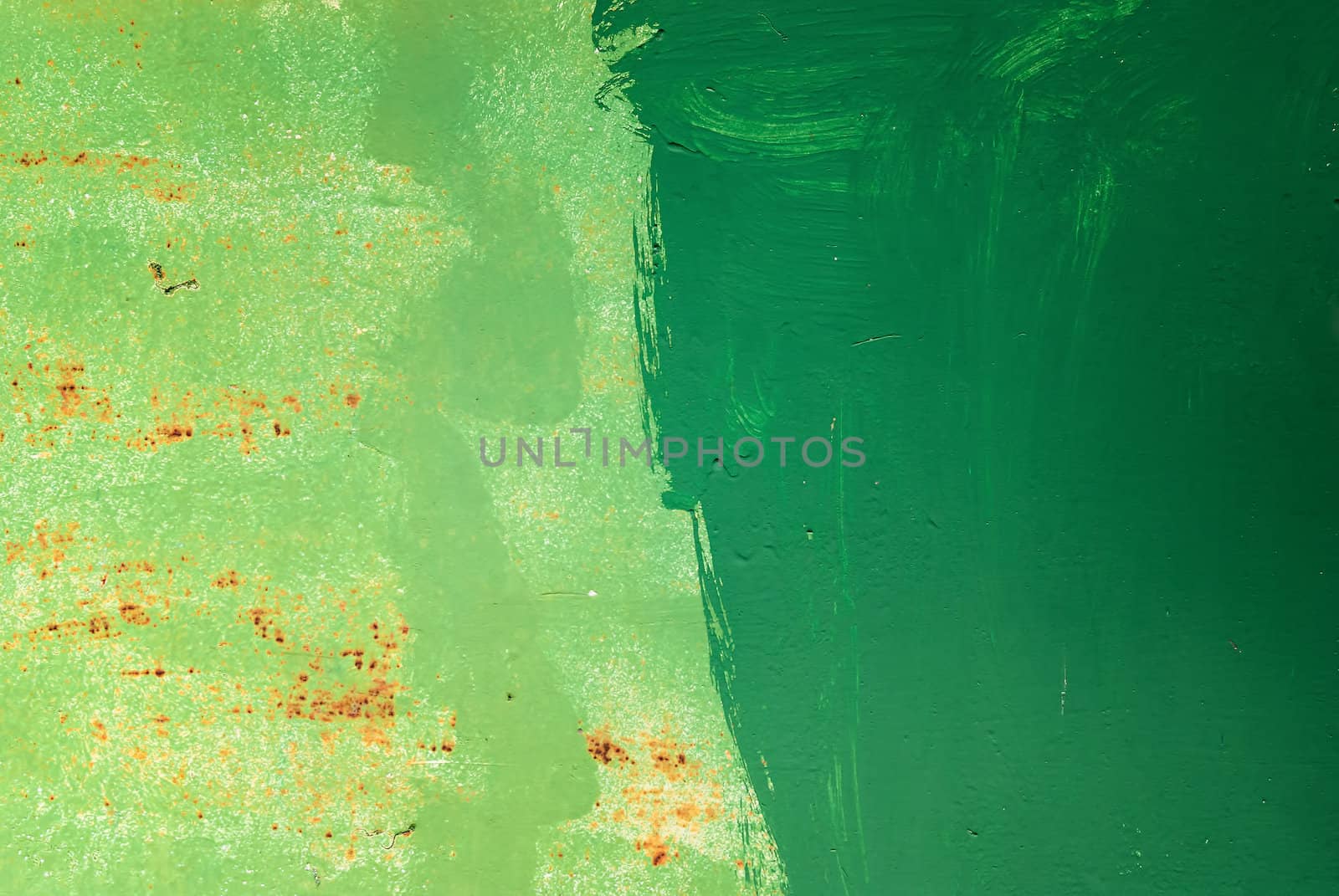 Abstract green color metal background