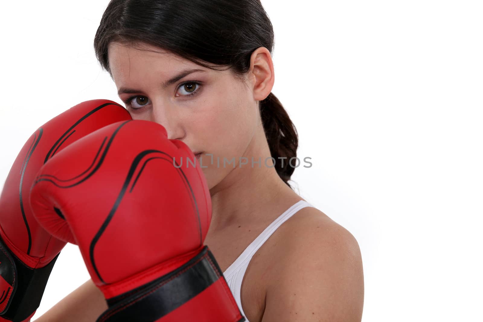 Female boxer by phovoir