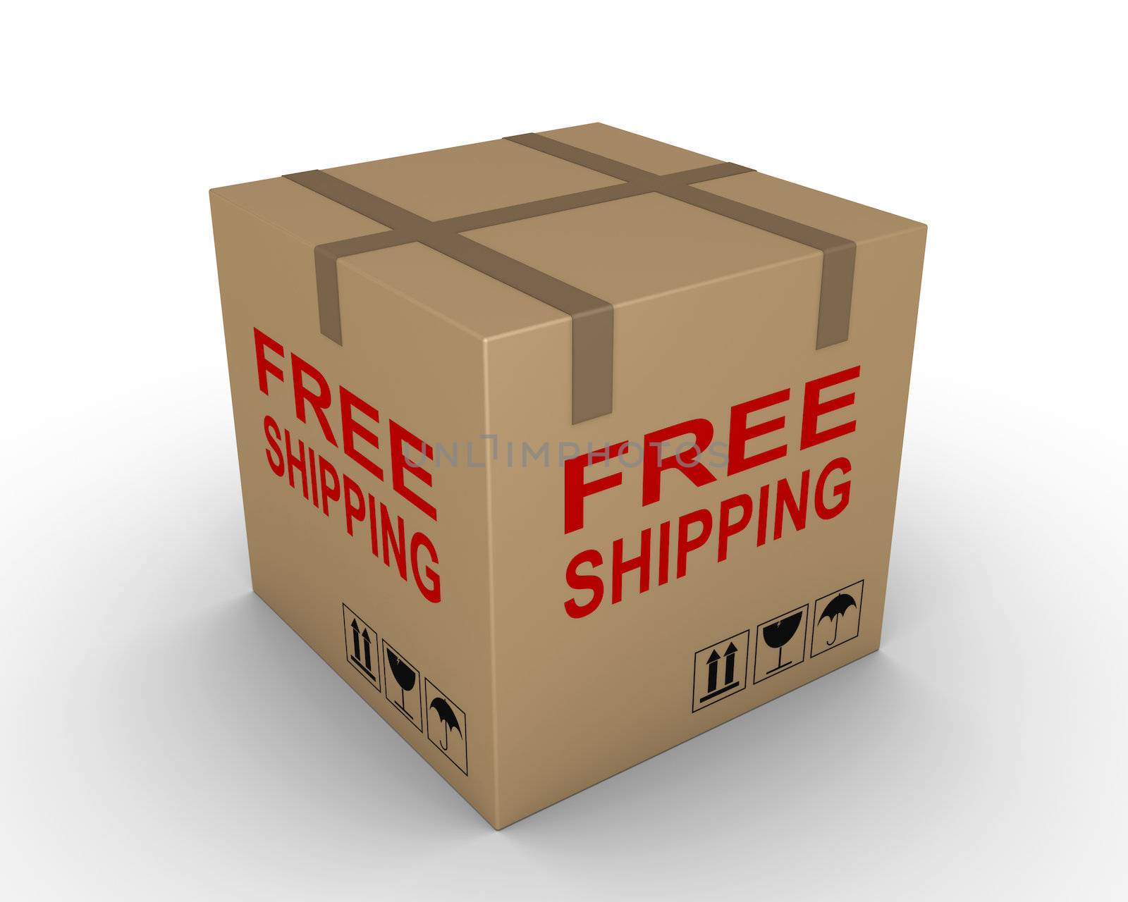 Free shipment of carton box by 6kor3dos