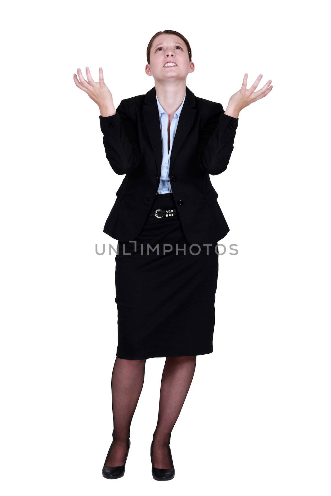 Annoyed businesswoman by phovoir