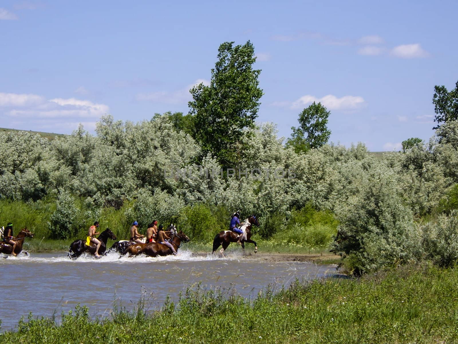 Warpaint for Battle of Bighorn reenactment