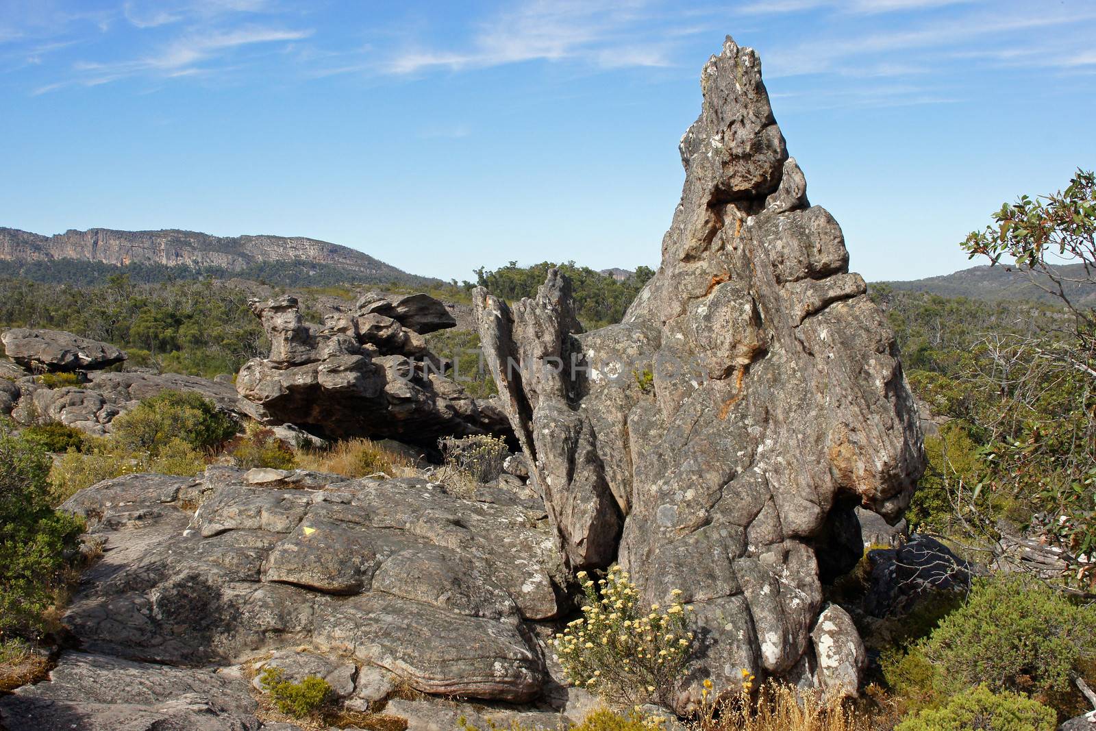 Landscape within the Grampians National Park, Australia