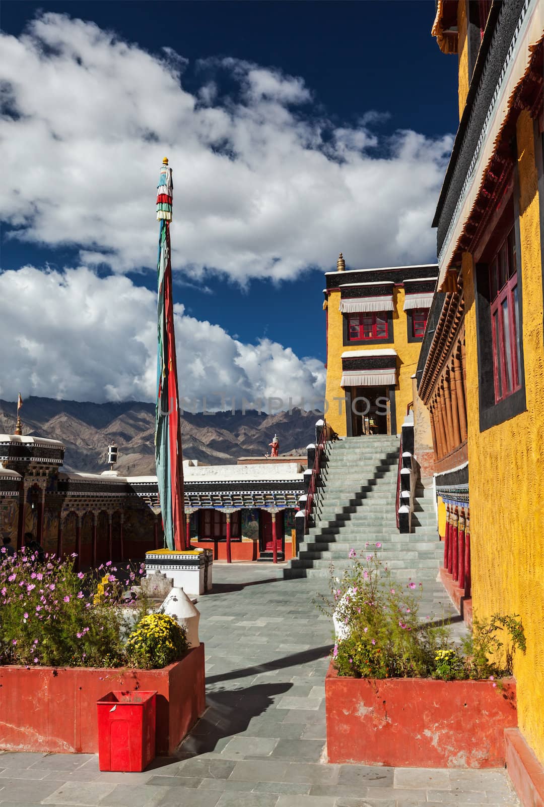 Thiksey monastery. Ladakhm, India by dimol