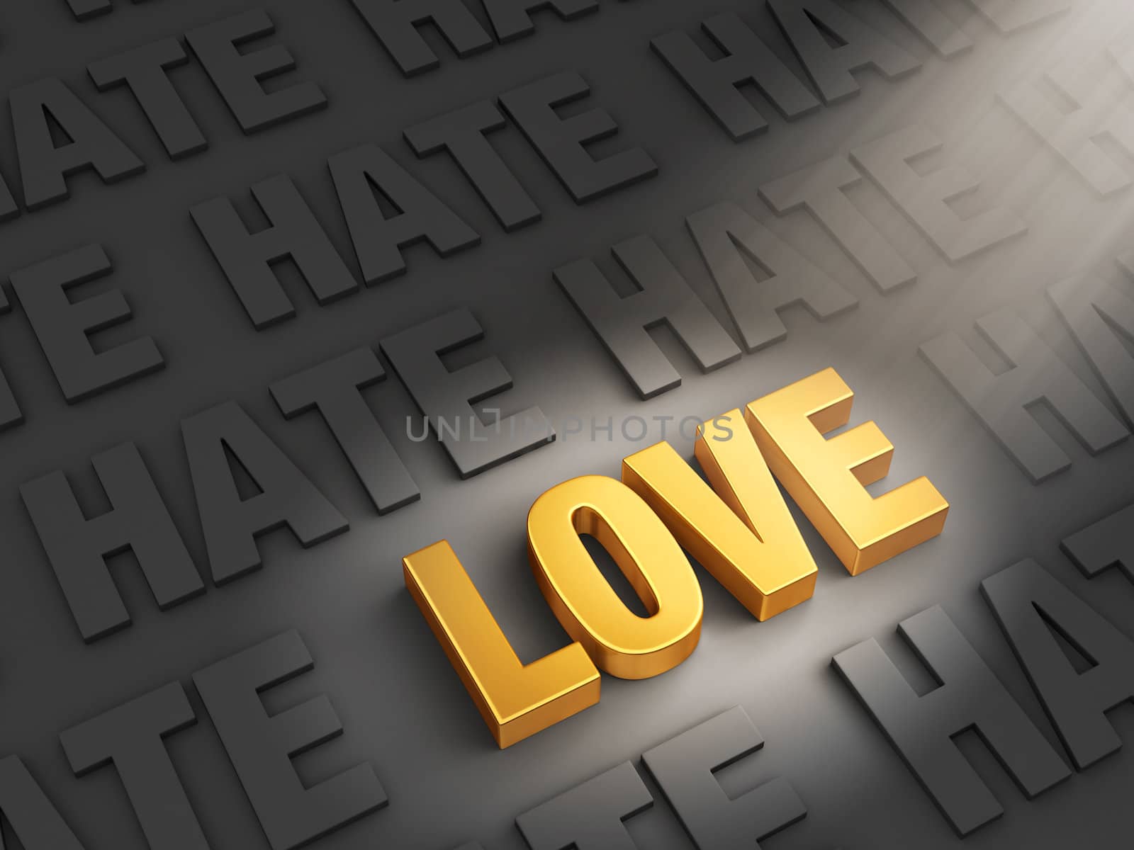 Love Outshines Hate by Em3