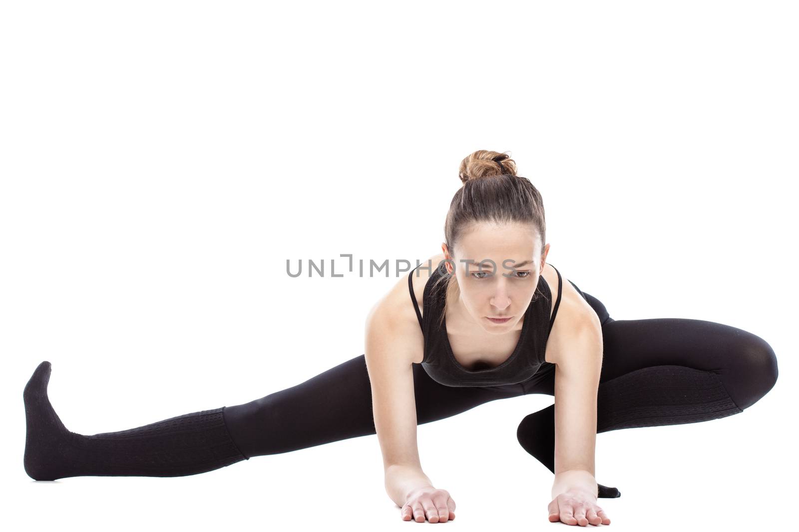 caucasian woman exercising by kokimk