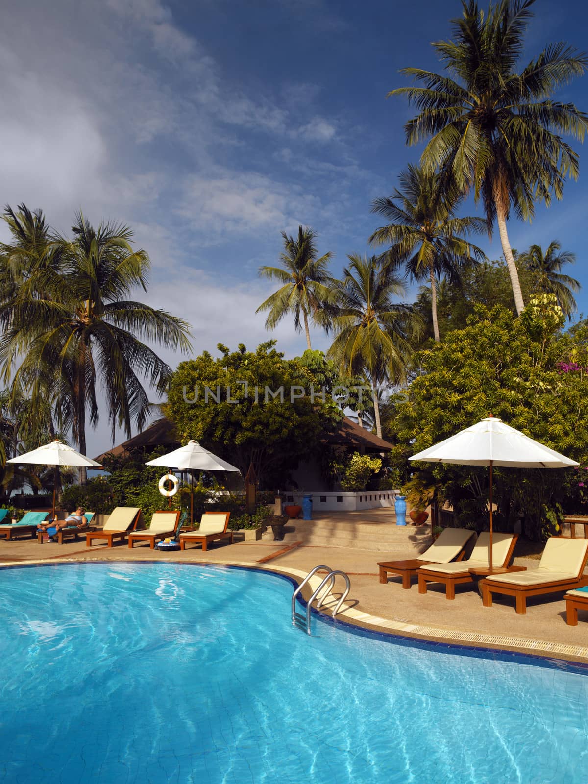 Luxury resort on Ko Phi Phi Island in Phangnga Bay near Phuket in southern Thailand