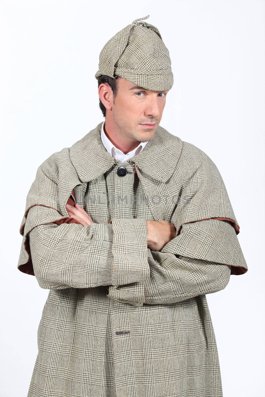 Man in Sherlock Holmes outfit by phovoir