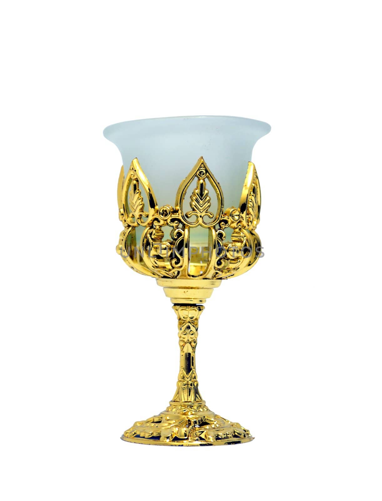Antique Golden Glass