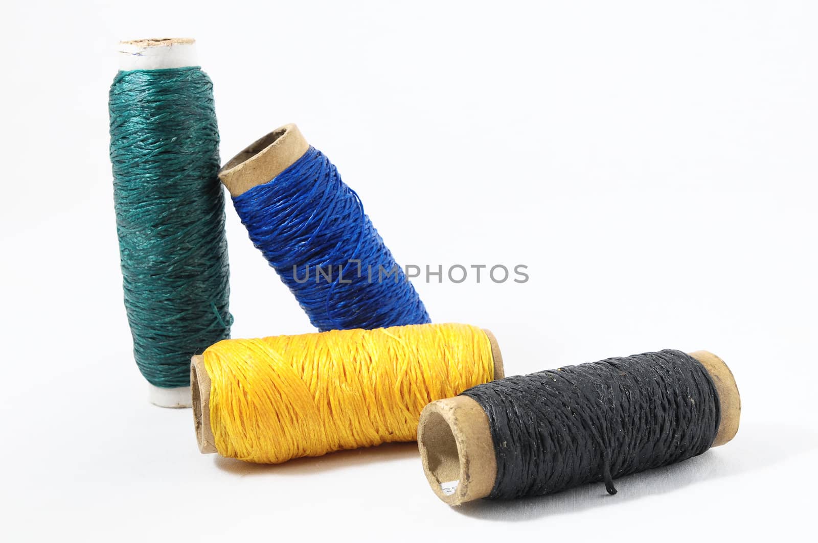 Roll of Twine isolated on a White Background