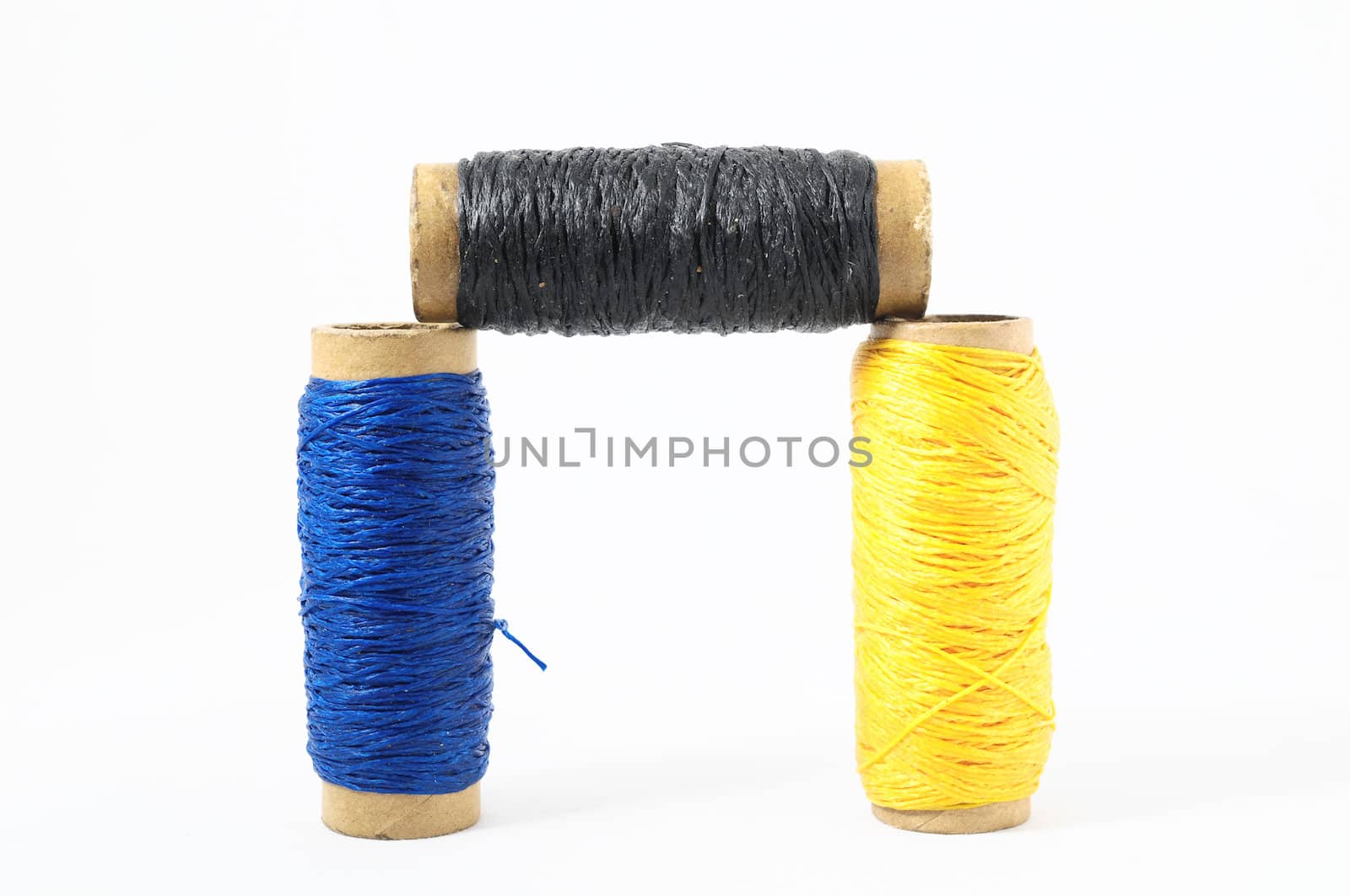 Roll of Twine isolated on a White Background