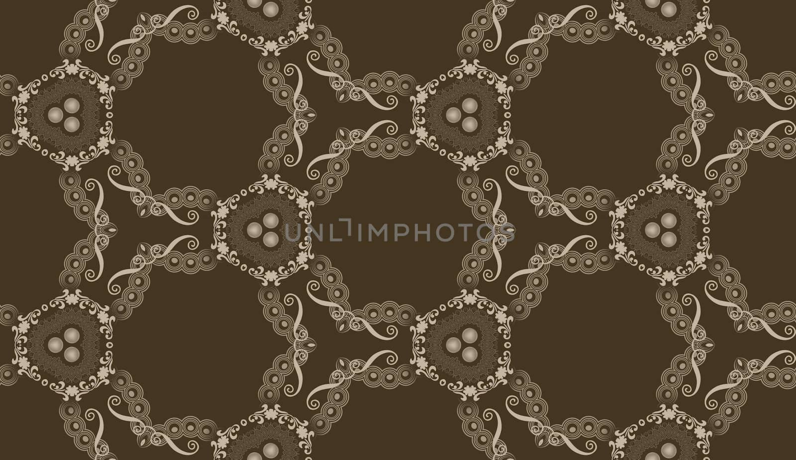 Seamless brown patterned background