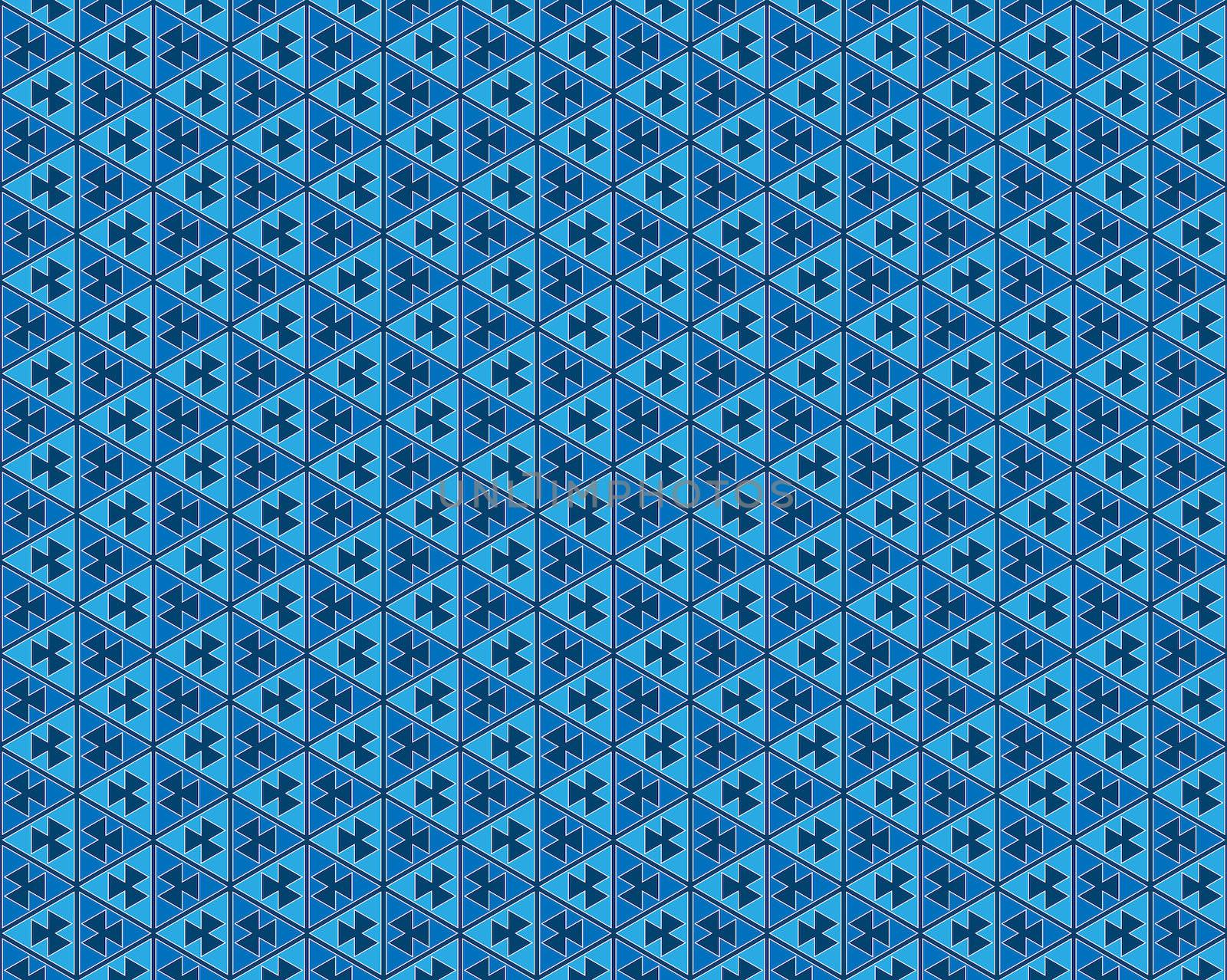 abstract background blue triangles by Ahojdoma