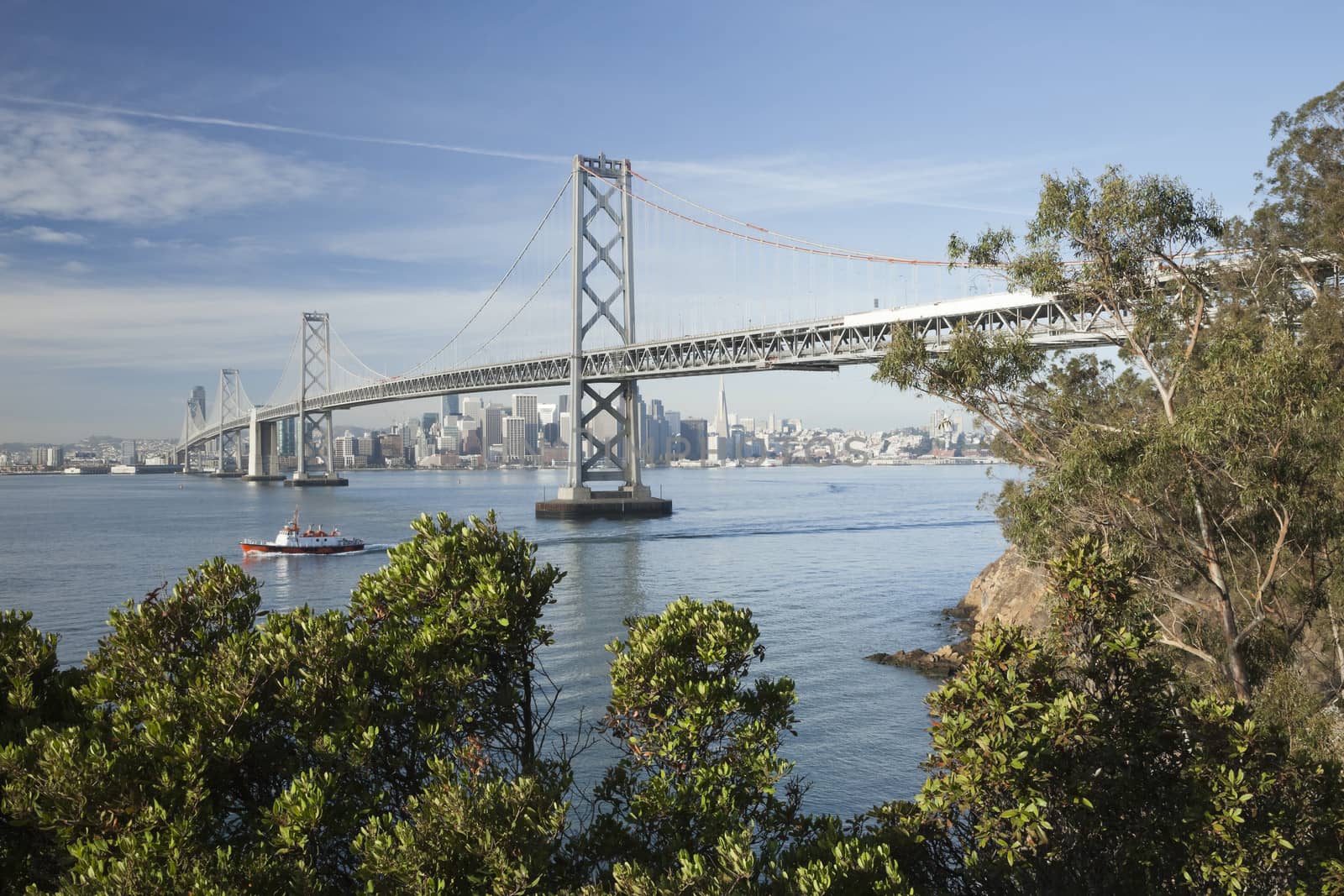 San Francisco Panorama with Bay bridge