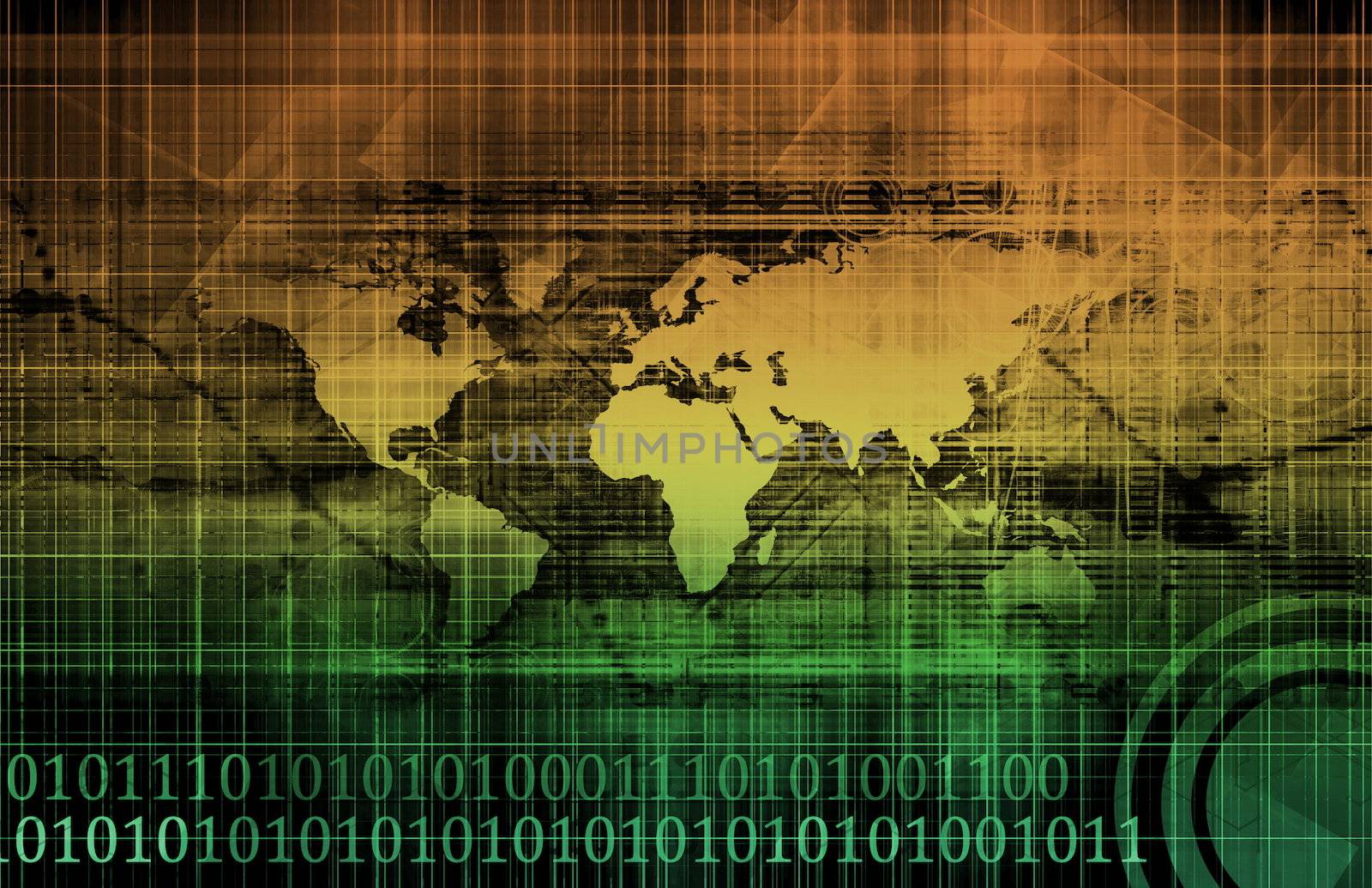 A Technology Industry Network As a Wallpaper