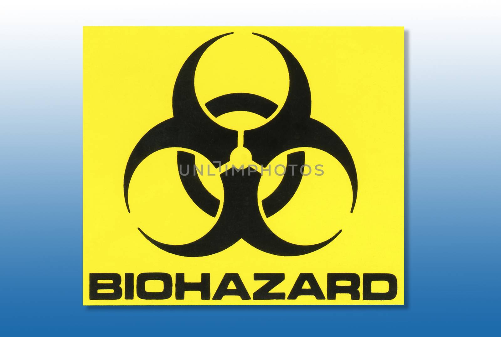 Warning sign - Biohazardous Materials