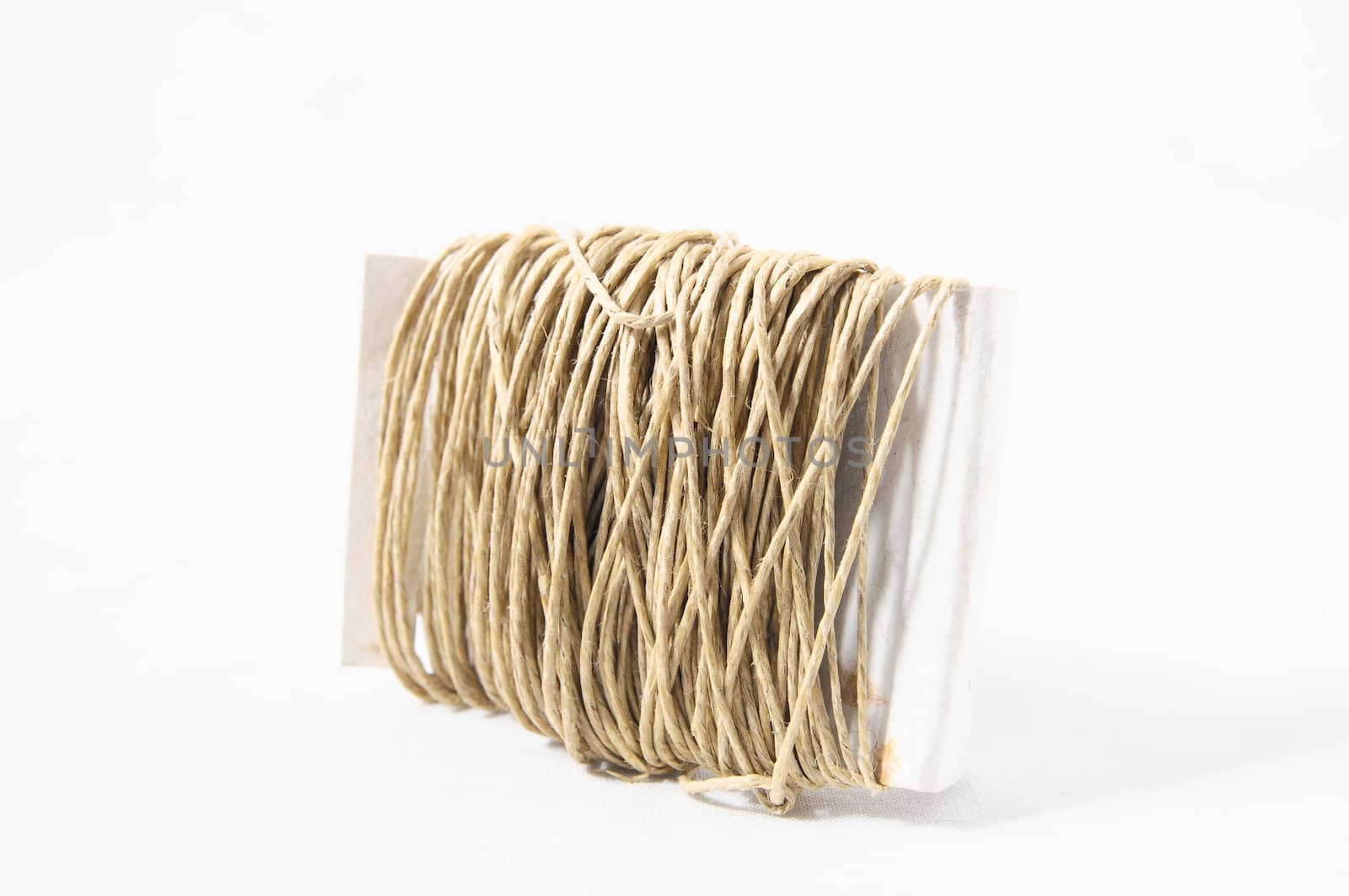 Roll of Twine isolated on a White Background