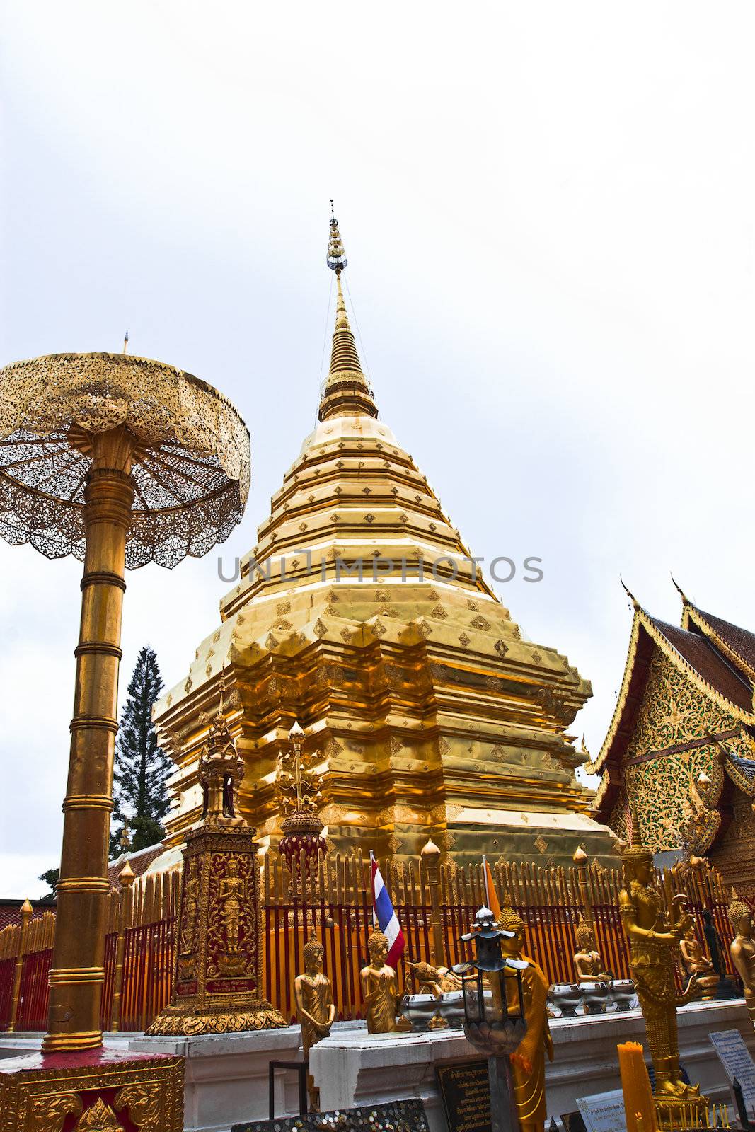 One of the most revere stupa of Thailand, in Chiang Mai province