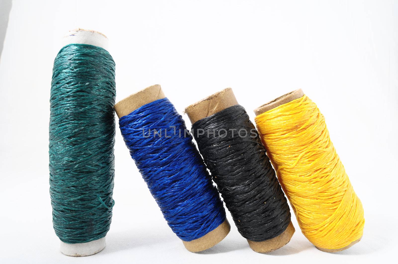 Roll of Twine isolated on a White Background