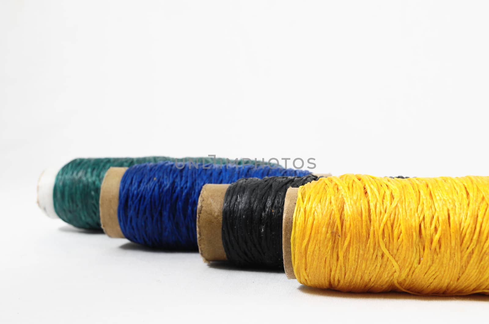 Roll of Twine isolated on a White Background