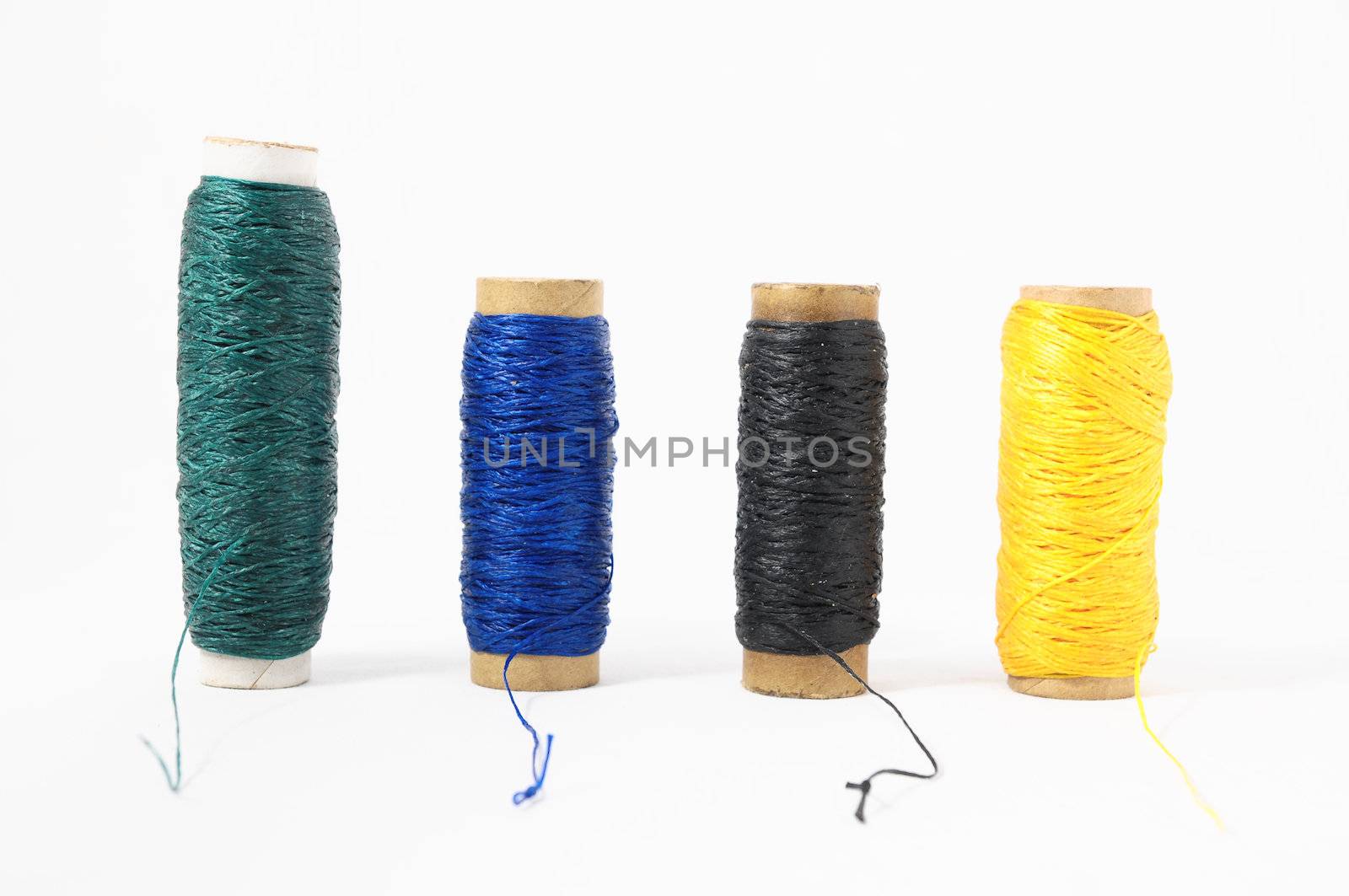 Roll of Twine isolated on a White Background