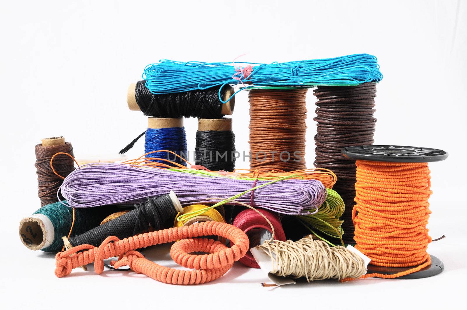 Roll of Twine isolated on a White Background