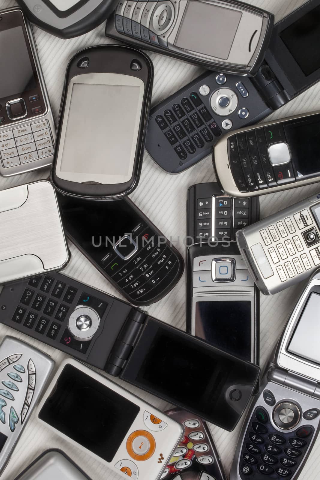 Old Mobile Phones - Cellphones by SteveAllenPhoto