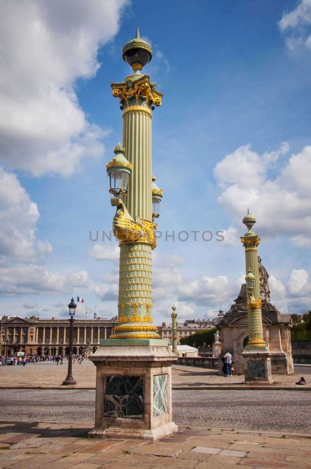 Place de la Concorde in Paris city by sognolucido