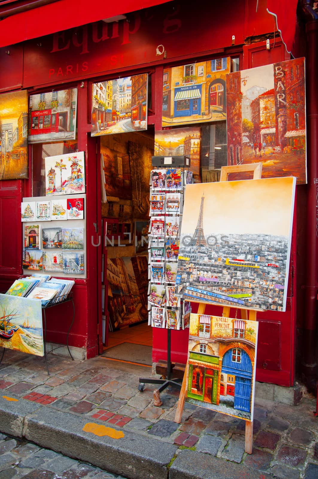 Paintings in Paris city by sognolucido