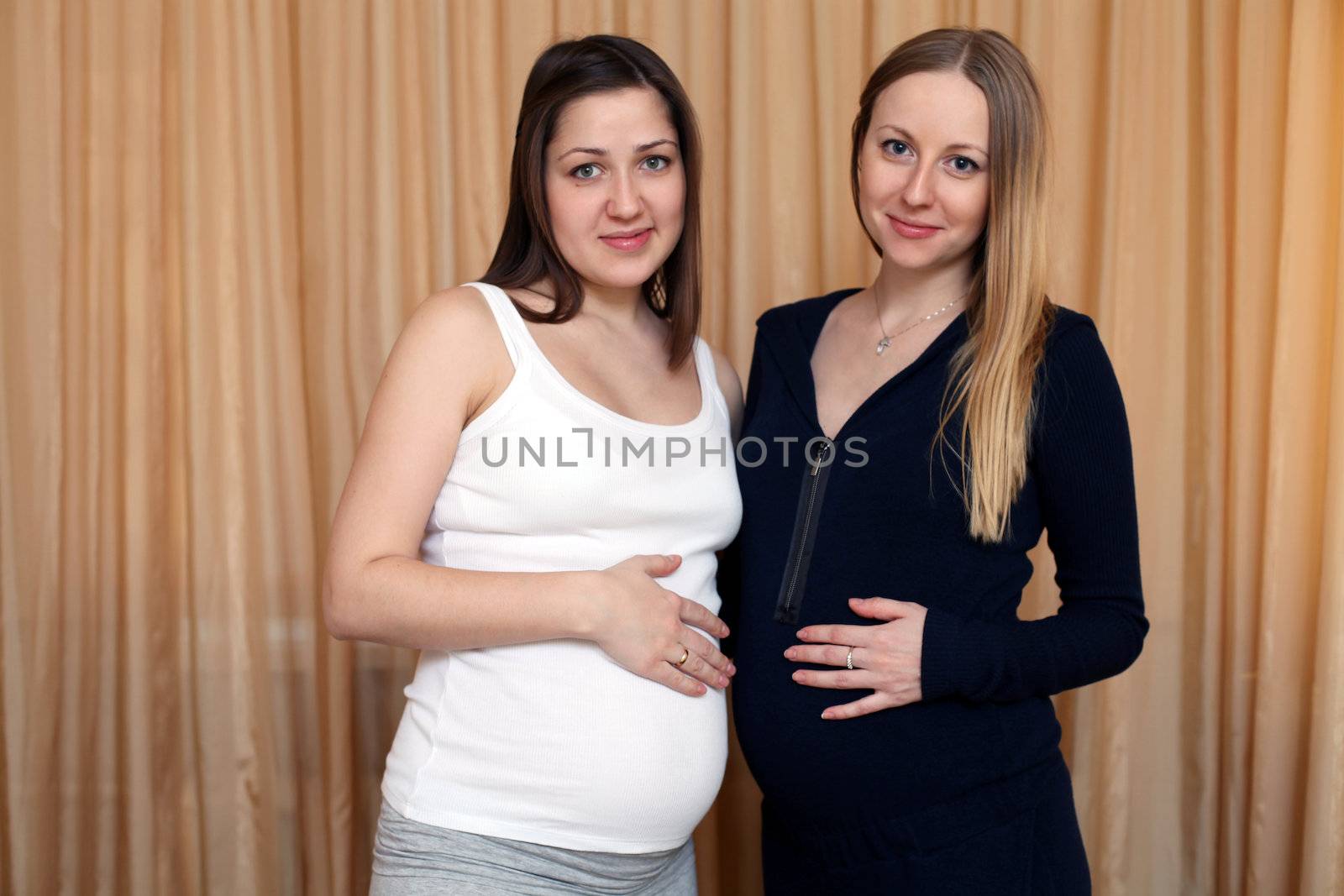 Young female two pregnant by andersonrise