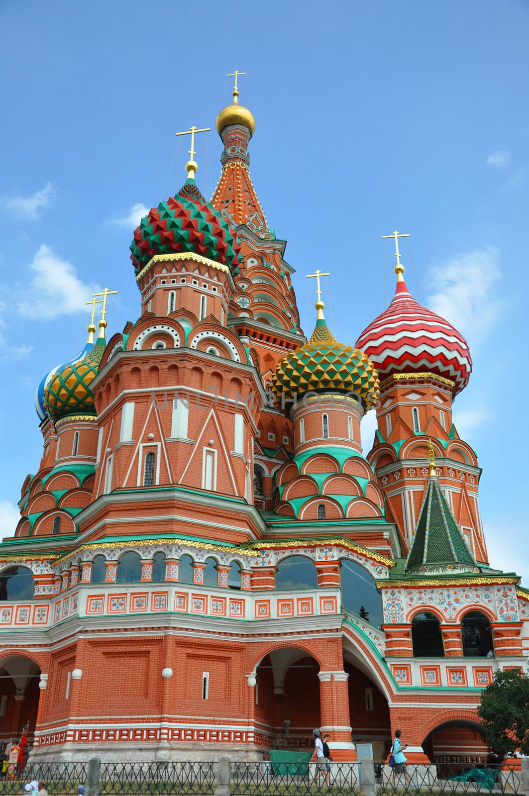 he Cathedral of the Virgin Protectress (Sobor Vasiliya Blazhennogo), Kremlin, Moscow, Russia