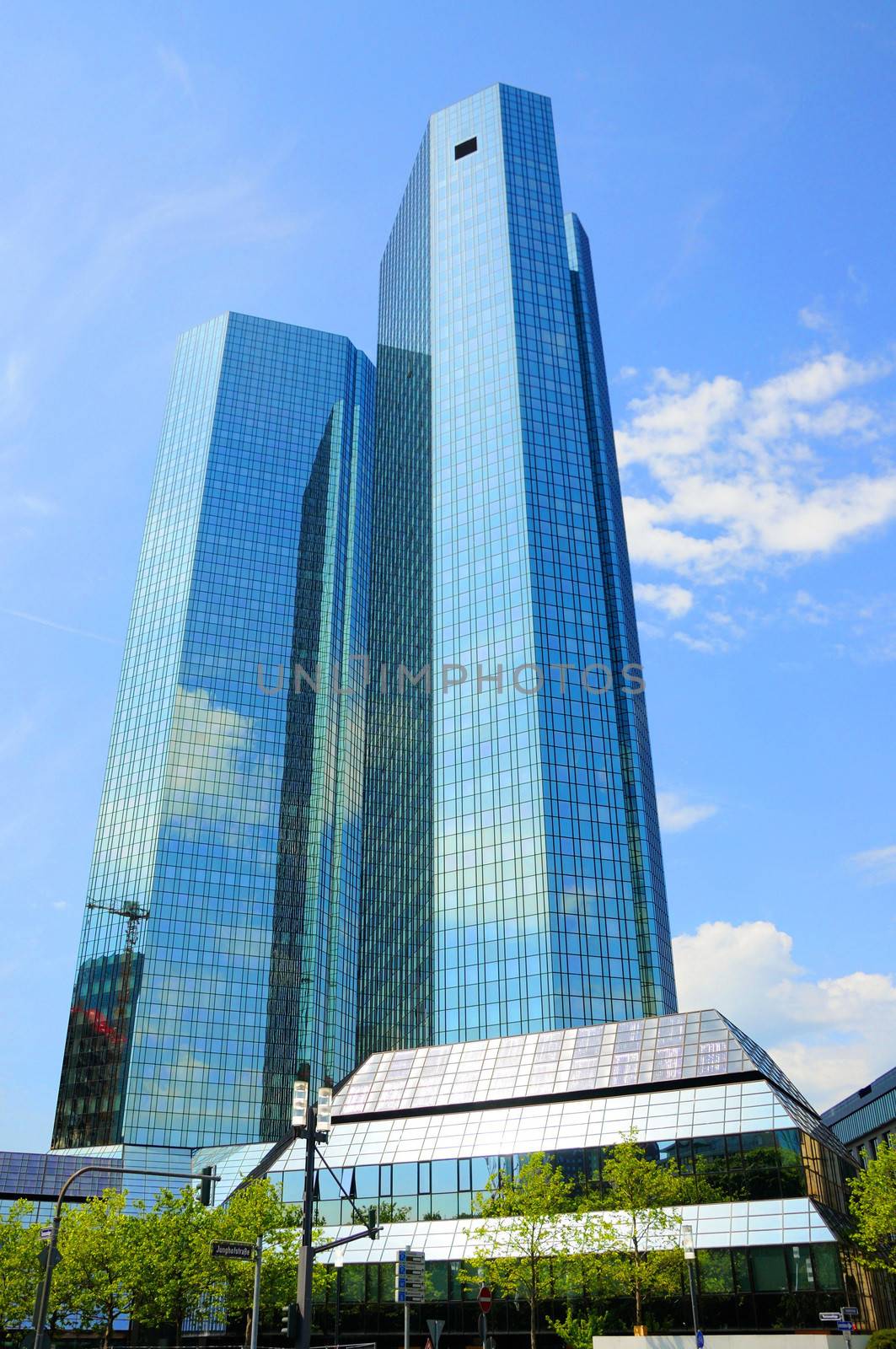 Deutsche Bank Skyscrapers, Frankfurt am Main, Hessen, Germany by Eagle2308
