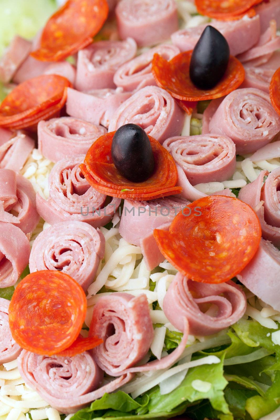 Antipasto Salad Closeup by graficallyminded