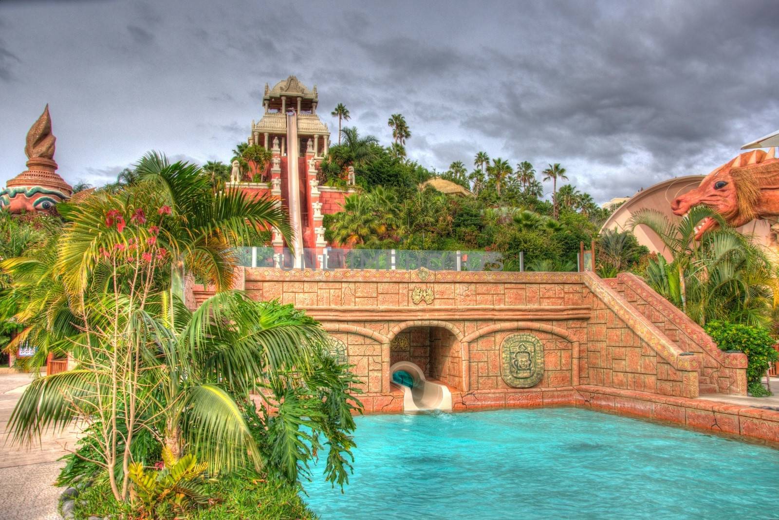 Water slide, Tenerife, Canarian Islands