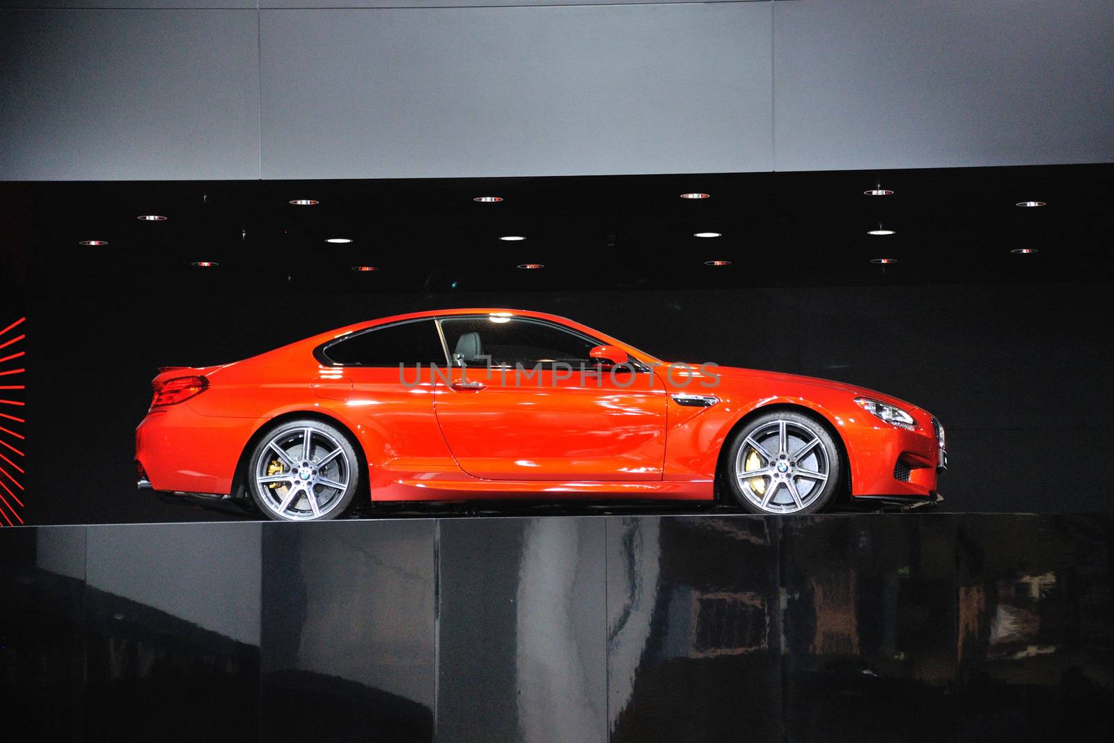 FRANKFURT - SEPT 14: BMW M6 Coupe presented as world premiere at by Eagle2308