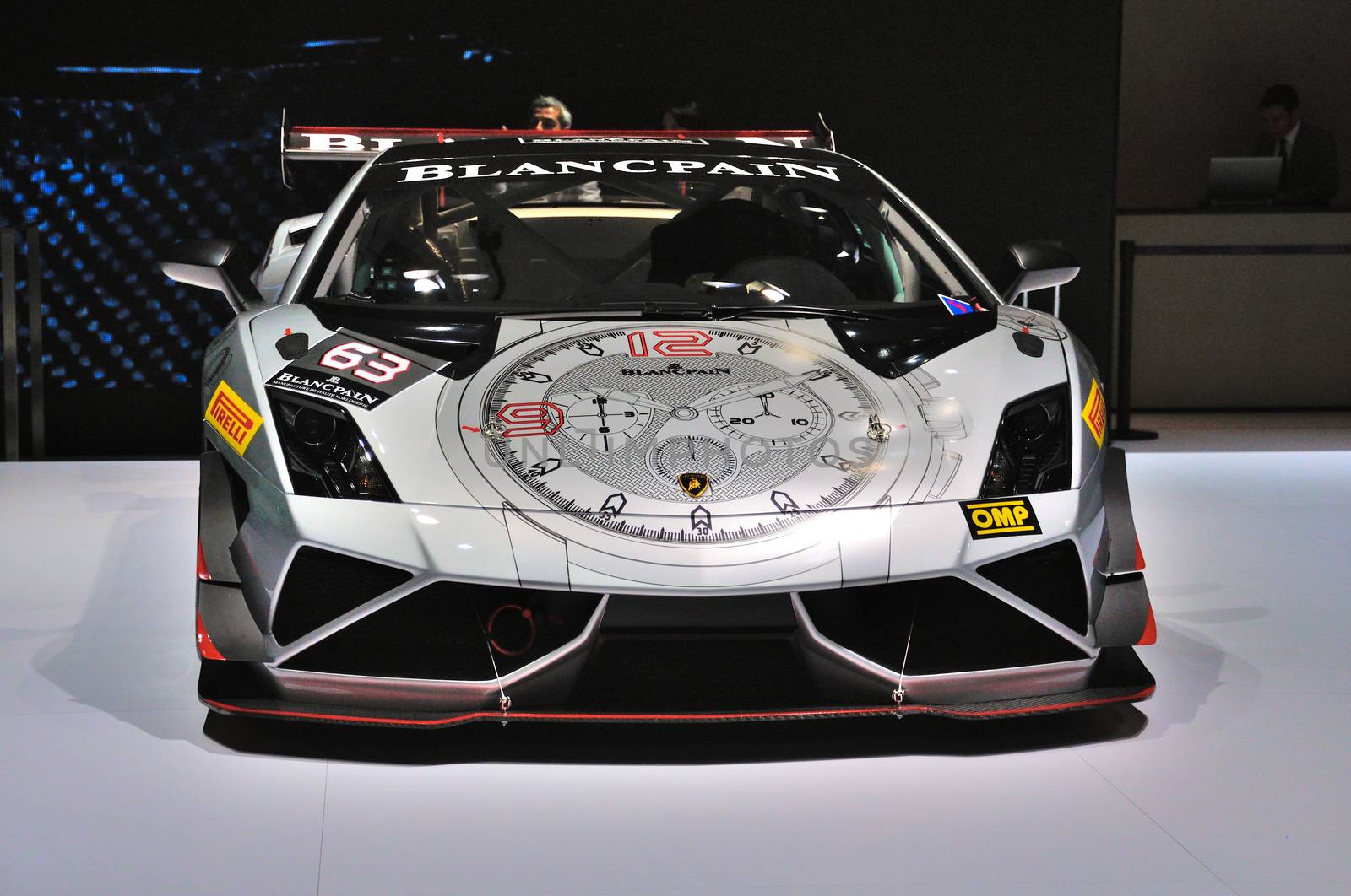 FRANKFURT - SEPT 14: Lamborghini Gallardo Blancpain presented as by Eagle2308