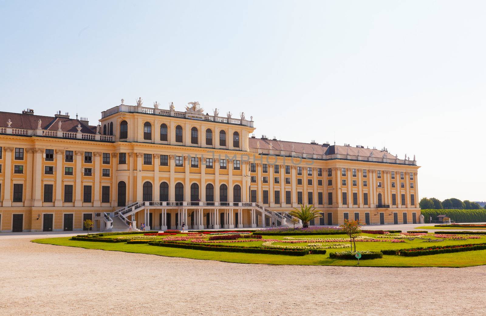 Schonbrunn palace in Vienna Austria