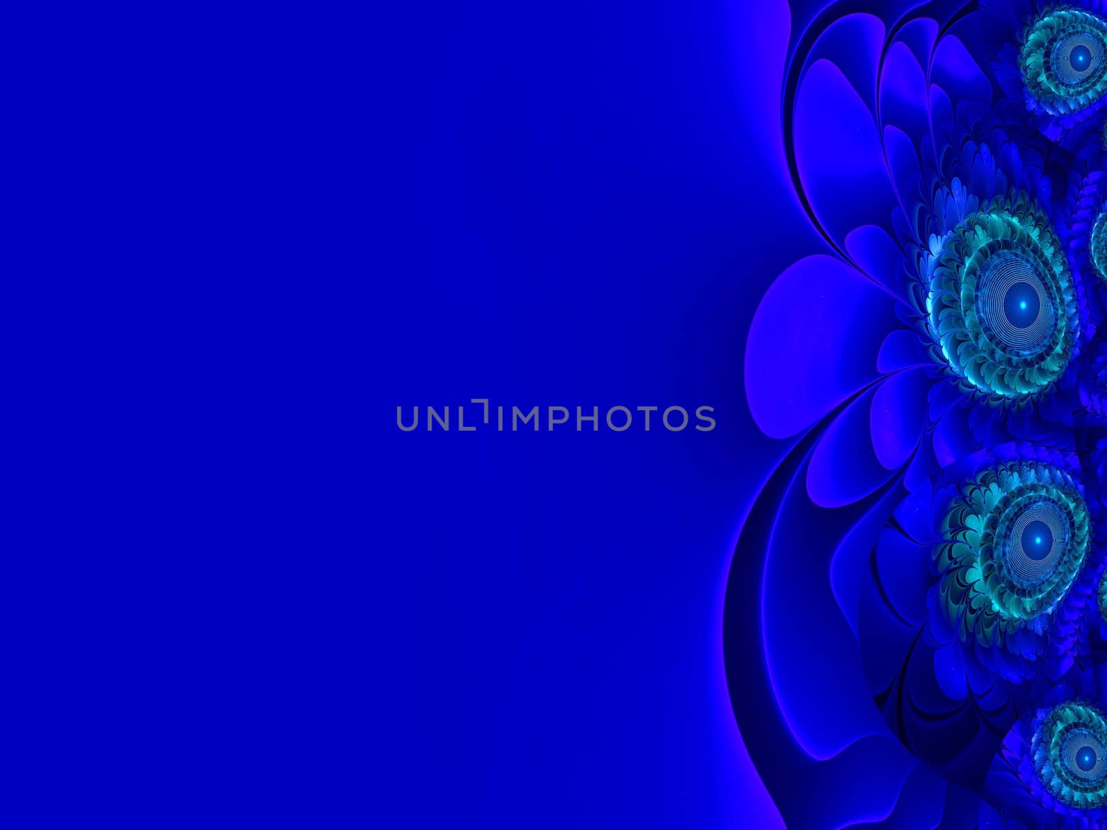 Abstract blue decorative background by lkant