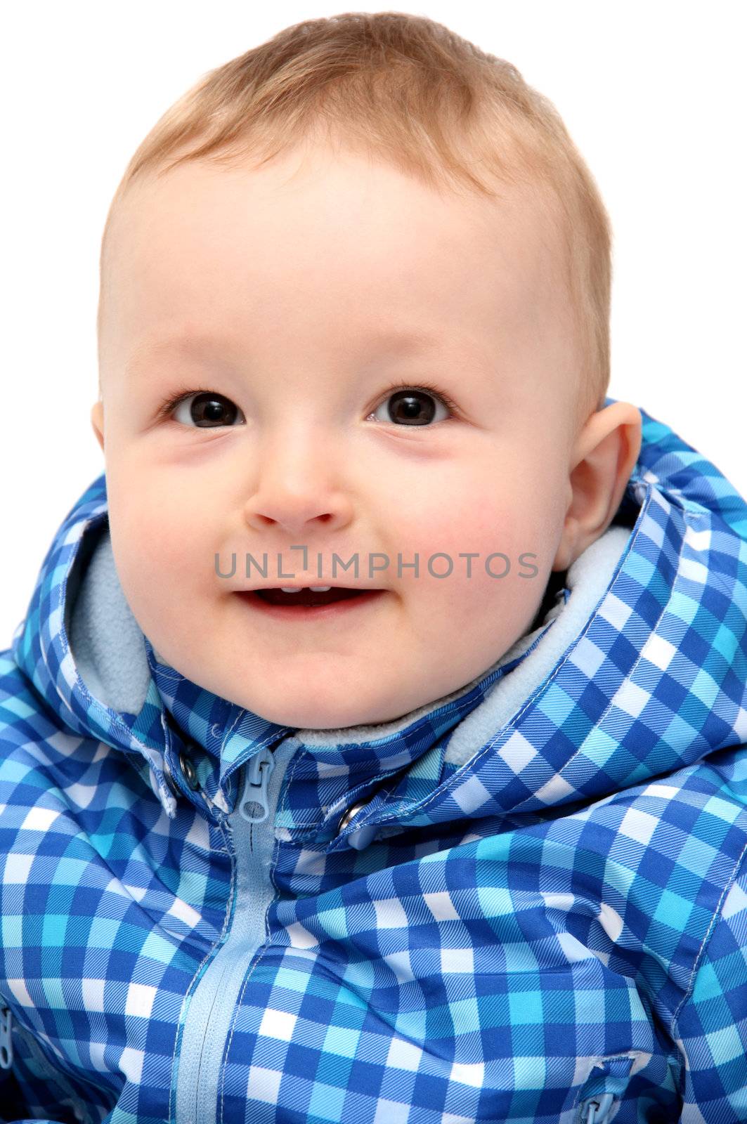 laughing happy baby boy by NikolayK