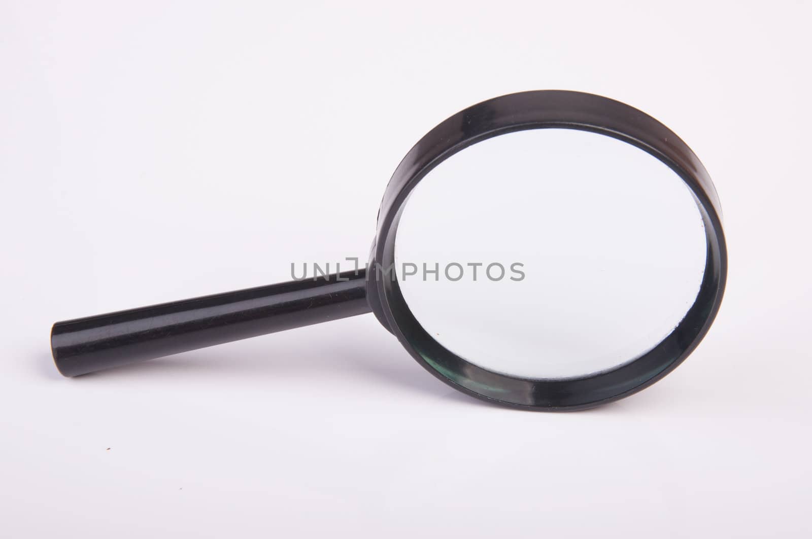 An image of magnify glass isolated